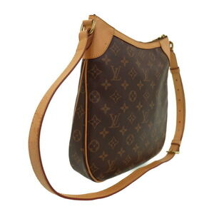 Louis Vuitton Shoulder Bag Leather Monogram Brown Odeon